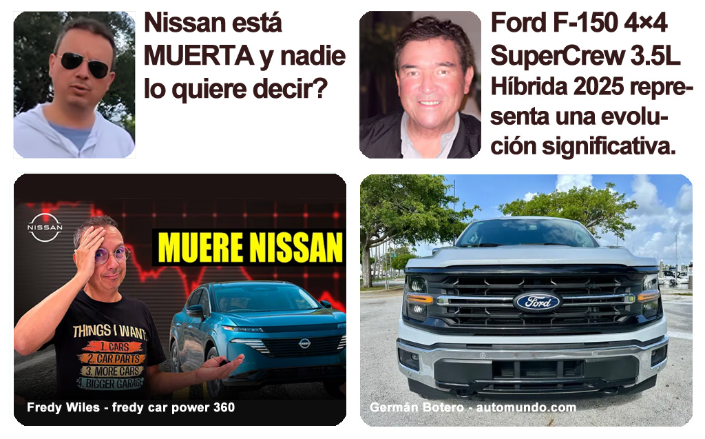 Nissan est muerta - Video por Fredy Wiles y Ford F150 4x4 Super Crew Hibrida por Germn Botero